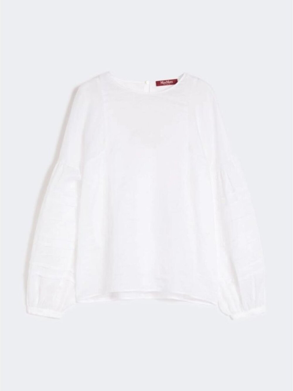 Max Mara Studio Ramie Gauze Blouse Tag Size 38 Women